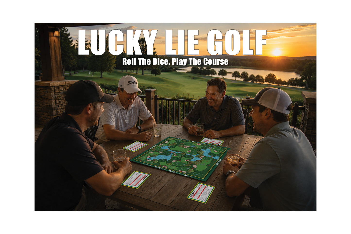 LUCKY LIE GOLF - BOARD GAME