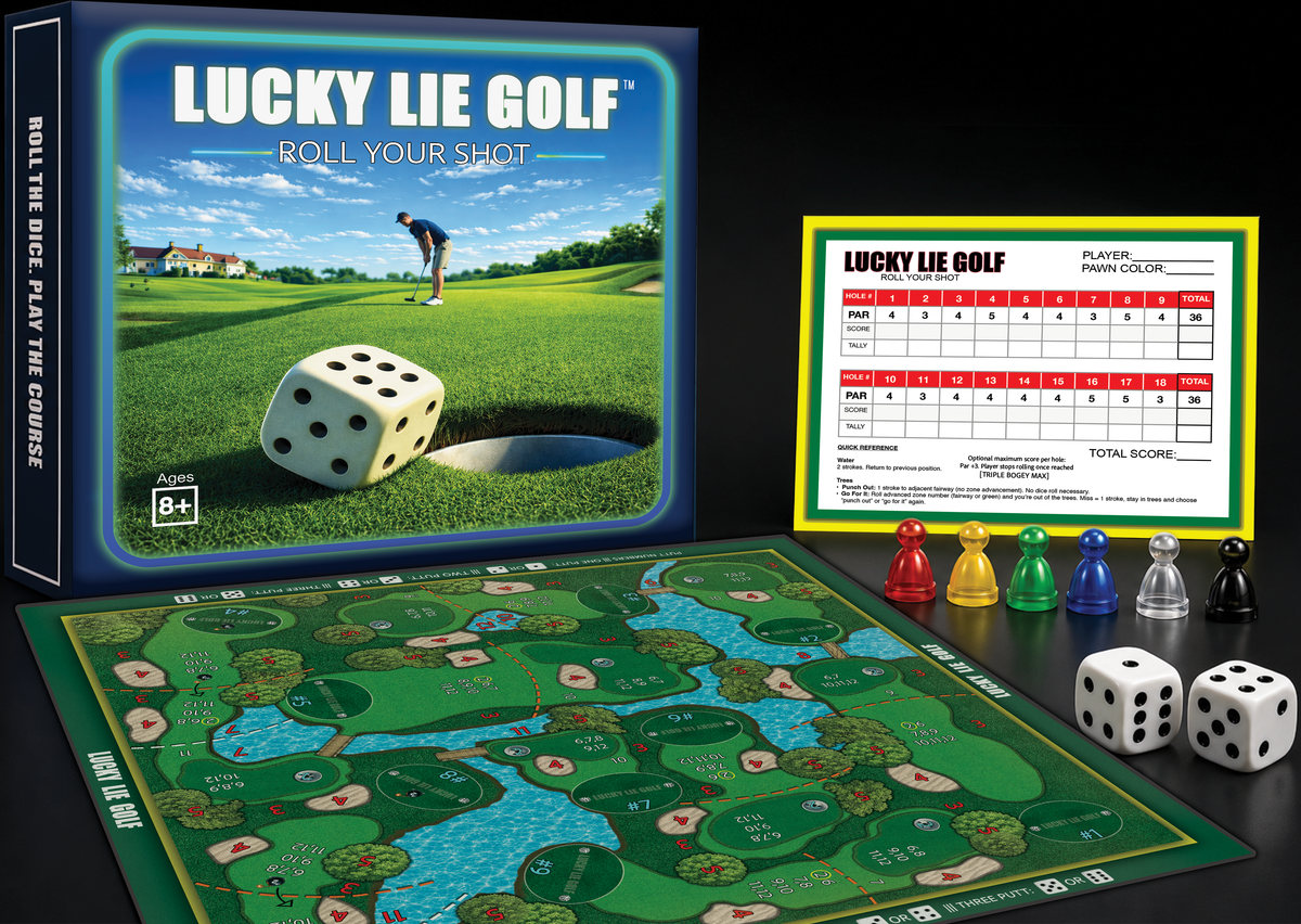 LUCKY LIE GOLF - BOARD GAME